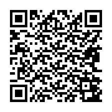 Código QR para número de telefone +17862043427