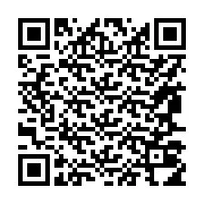 Kode QR untuk nomor Telepon +17867014171