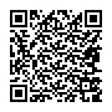 Código QR para número de telefone +17867509437