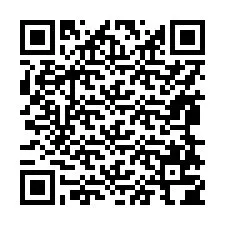 Código QR para número de teléfono +17868704585