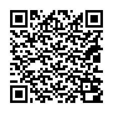 Código QR para número de telefone +18012000455