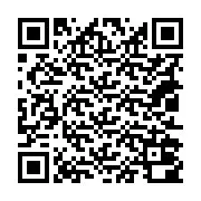 QR-код для номера телефона +18012000895