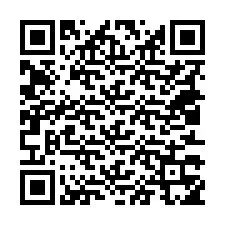 Código QR para número de teléfono +18013355086