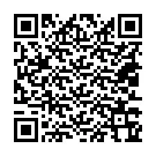 Código QR para número de teléfono +18013364537