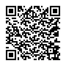 QR код за телефонен номер +18013867308