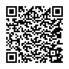 Codice QR per il numero di telefono +18013943146