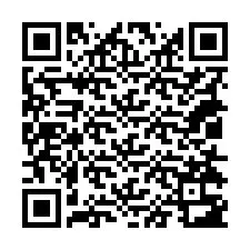 QR-Code für Telefonnummer +18014383995