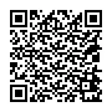 Código QR para número de telefone +18014421040