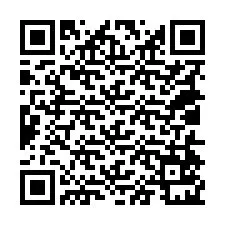 Código QR para número de teléfono +18014521458