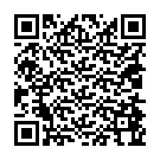 QR Code สำหรับหมายเลขโทรศัพท์ +18014864182