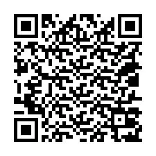 QR-code voor telefoonnummer +18017027458