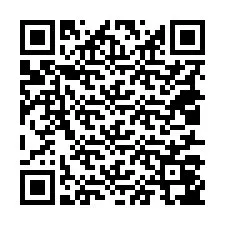 Código QR para número de teléfono +18017047182