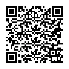 QR kód a telefonszámhoz +18017161026