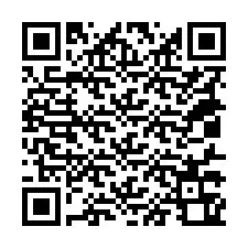 QR Code สำหรับหมายเลขโทรศัพท์ +18017360500