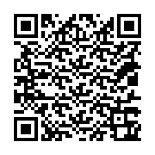 QR Code pour le numéro de téléphone +18017362811