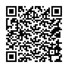 QR код за телефонен номер +18018934819