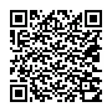 Código QR para número de teléfono +18023210313