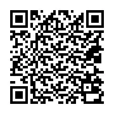 QR-koodi puhelinnumerolle +18025030507