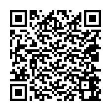 QR код за телефонен номер +18025462956