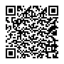 QR-Code für Telefonnummer +18029928829