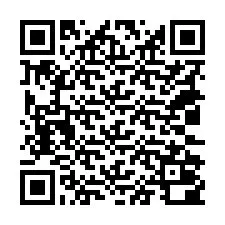 QR код за телефонен номер +18032000134