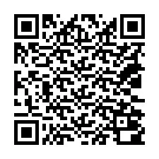 QR-koodi puhelinnumerolle +18032000139