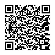 QR код за телефонен номер +18032000185