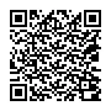 Código QR para número de teléfono +18032000258