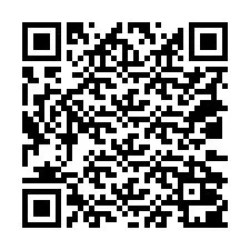 QR-code voor telefoonnummer +18032001218