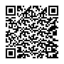 QR Code สำหรับหมายเลขโทรศัพท์ +18032001334