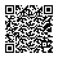 Código QR para número de telefone +18032118439