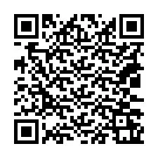 QR код за телефонен номер +18033261375