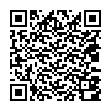 QR-koodi puhelinnumerolle +18033800152