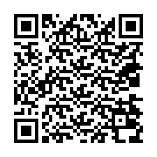 QR Code pour le numéro de téléphone +18034038406