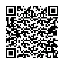 QR-code voor telefoonnummer +18034269847