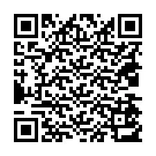 Código QR para número de teléfono +18034513882