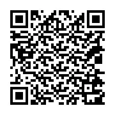 Código QR para número de teléfono +18034701861