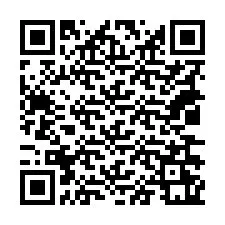 QR код за телефонен номер +18036261195