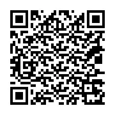 QR-koodi puhelinnumerolle +18037271861