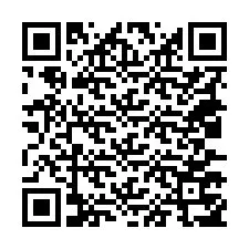 Código QR para número de telefone +18037757376