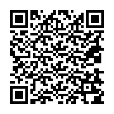 QR код за телефонен номер +18038204103