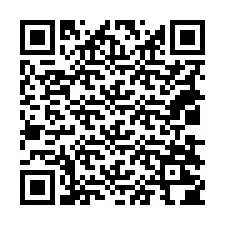 Código QR para número de telefone +18038204355