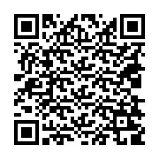 Código QR para número de teléfono +18038209462