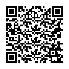 Código QR para número de teléfono +18038241954