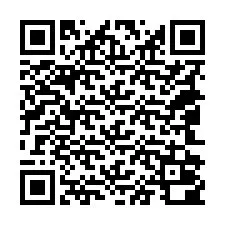 Código QR para número de teléfono +18042000018