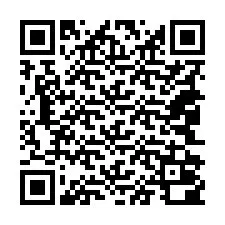 QR-код для номера телефона +18042000037