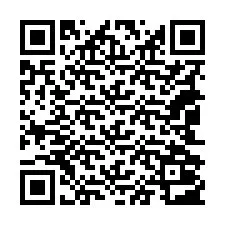 QR kód a telefonszámhoz +18042003395