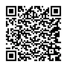 QR-kood telefoninumbri jaoks +18042209088