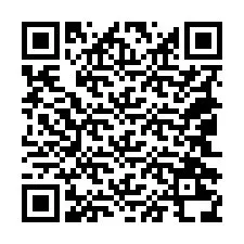 Código QR para número de teléfono +18042238778