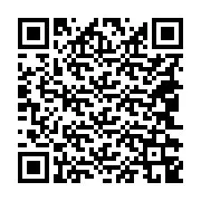 Código QR para número de teléfono +18042349072